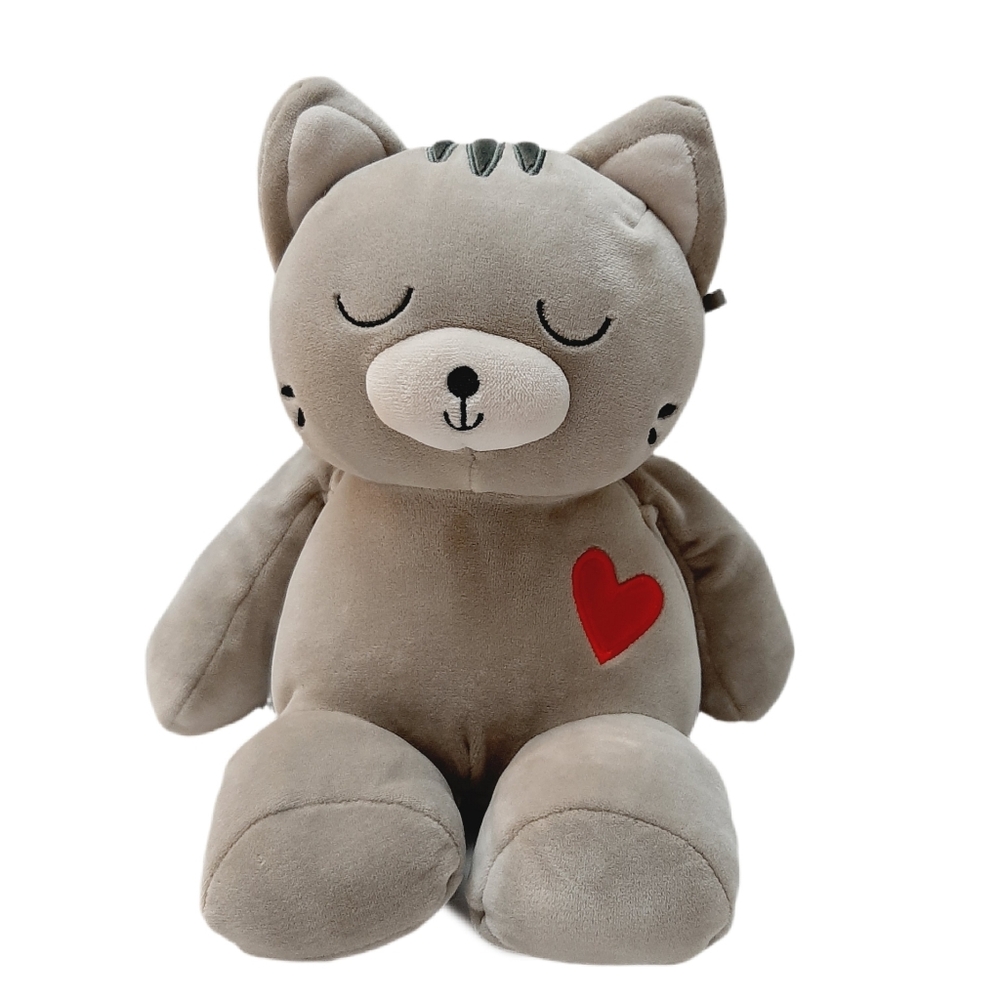 🍒 SQUISHMALLOWS Tally Gray Kitty Cat Squeeze Mallows Stuffed Animal Soft Toy